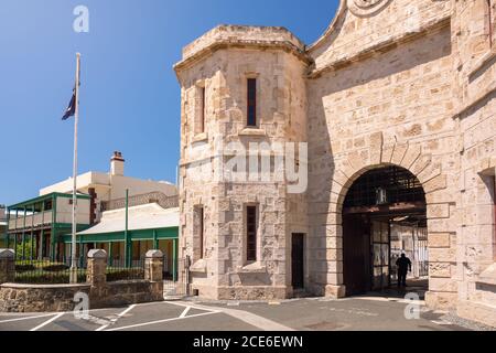 entrée à la prison de Fremantle Perth Australie occidentale Banque D'Images