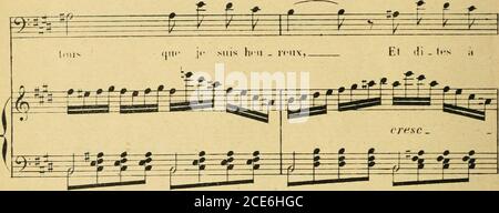 . Les noces de Jeannette ; opéra-comique en un acte. Paroles de J. Barbier et M. carré. Récitateurs (ad. lib.) pour remplacer le dialogue . Banque D'Images