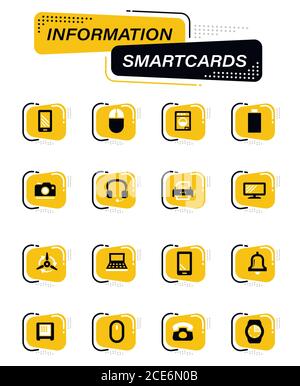 Home appliances icons set Illustration de Vecteur