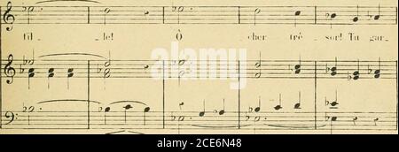 . Les noces de Jeannette ; opéra-comique en un acte. Paroles de J. Barbier et M. carré. Récitateurs (ad. lib.) pour remplacer le dialogue . Banque D'Images