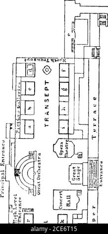 . Londres et ses environs, y compris des excursions à Brighton, l'île de Wight, etc.: manuel pour les voyageurs . pénétrés par des tirs. L'Académie militaire royale, fondée en 1719, et transférée en 1806 au bâtiment actuel de Woolwich Common, forme des cadets pour les ingénieurs ou l'Artillerie. Du côté N.W. du Common se trouve le Royal MilitaryRepository, oiRotunda (113 pieds de diamètre), construit par Nash en 1814, contenant un musée militaire, avec des modèles de fortifications et de dessins et spécimens d'artillerie moderne (ouvert au public de 10 à 5). Le chantier naval, établi par Henry V. Banque D'Images