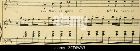 . Les noces de Jeannette ; opéra-comique en un acte. Paroles de J. Barbier et M. carré. Récitateurs (ad. lib.) pour remplacer le dialogue . Banque D'Images