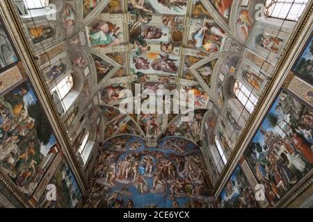 Chapelle Sixtine, Cité du Vatican Sate Banque D'Images