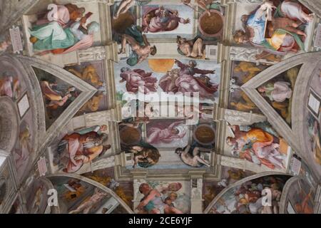 Chapelle Sixtine, Cité du Vatican Sate Banque D'Images