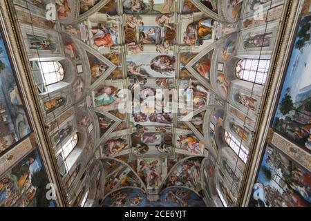 Chapelle Sixtine, Cité du Vatican Sate Banque D'Images