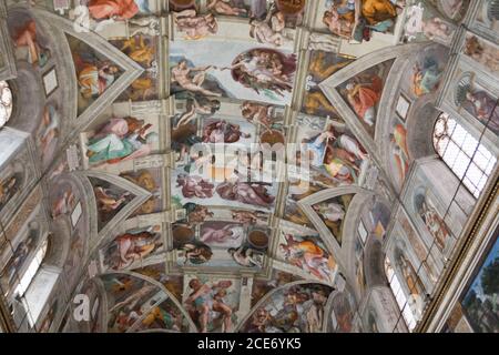 Chapelle Sixtine, Cité du Vatican Sate Banque D'Images