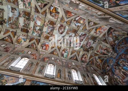 Chapelle Sixtine, Cité du Vatican Sate Banque D'Images