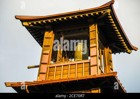 Bell au temps de Kawagoe et de petit Edo Banque D'Images