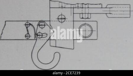 . Appareil de protection contre la foudre Garton-Daniels et Keystone. . sur chaque bobine d'étrangleur et interrupteur de déconnexion, et en particulier sur ce dernier, de manière à assurer un alignement parfait de la lame d'interrupteur avec les lingettes. Dans la construction de toutes les bobines de starter et déconnecteursGarton-Daniels, chaque base est percée d'un TROU DE A-inch à chaque extrémité; cette norme permet d'utiliser ces colliers de serrage de tuyau avec les bobines ou les interrupteurs à n'importe quel moment sans avoir à repercer la base ou à effectuer d'autres changements. C'est un point de grande importance pour ceux qui mav désirent atso Banque D'Images