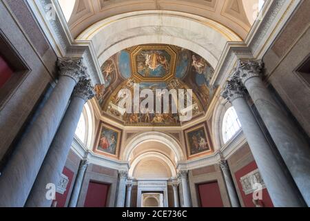 Musée du Vatican dans l'État de la Cité du Vatican Banque D'Images