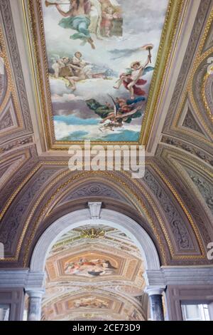 Musée du Vatican dans l'État de la Cité du Vatican Banque D'Images