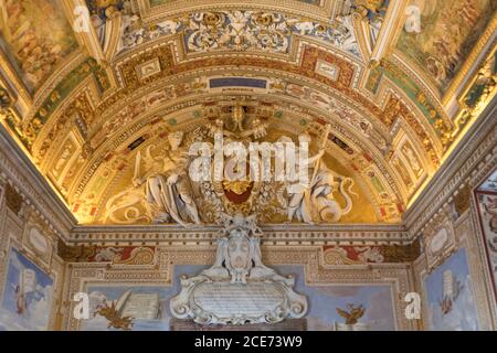 Musée du Vatican dans l'État de la Cité du Vatican Banque D'Images