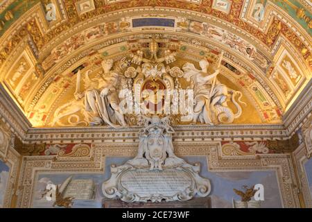 Musée du Vatican dans l'État de la Cité du Vatican Banque D'Images