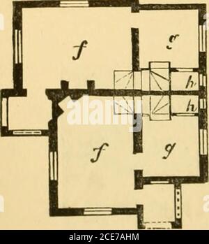 . La maison de l'Anglais, d'un chalet à un manoir. Un guide pratique pour les membres des sociétés du bâtiment, et tous intéressés à choisir ou à construire une maison . Vue en perspective... Banque D'Images