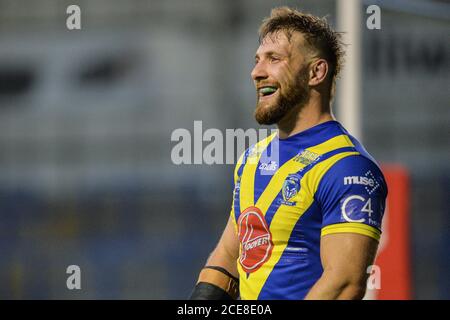 Matt Davies de Warrington Wolves Banque D'Images