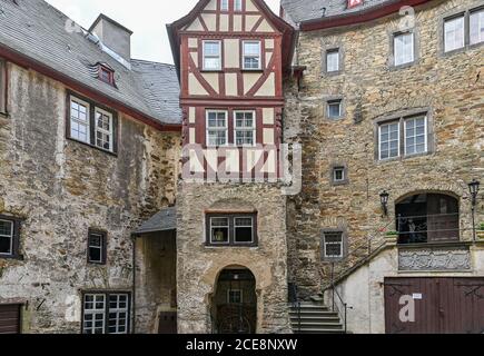 Château de Runkel, Runkel, Rhénanie-Palatinat, Allemagne Banque D'Images