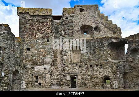 Château de Runkel, Runkel, Rhénanie-Palatinat, Allemagne Banque D'Images