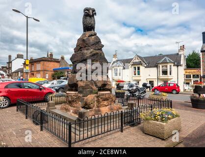 La Fontaine Colvin a également appelé Moffat RAM dans le Haut Rue de Moffat Dumfries et Galloway, Écosse, Royaume-Uni Banque D'Images