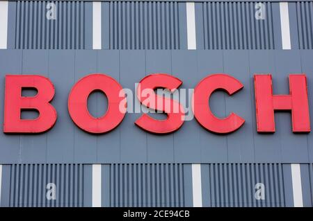 Karlsruhe, Allemagne. 30 août 2020. Robert Bosch GmbH est un fournisseur automobile et un fabricant de technologies industrielles, de biens de consommation ainsi que de technologies énergétiques et de construction. Karlsruhe, le 31 août 2020 | usage dans le monde crédit : dpa/Alay Live News Banque D'Images