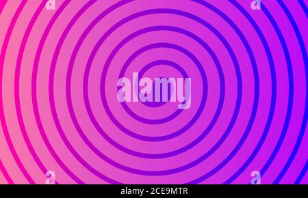 Bannière avec spirale, cercle rose magique, élément graphique Illustration de Vecteur