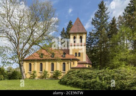 Eglise catholique Sainte-Elisabeth à Bad Elster, Saxe, Vogtland, Allemagne Europe Banque D'Images