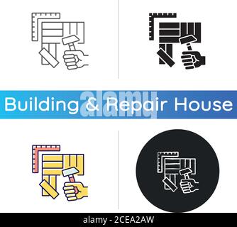 Icône de revêtement de sol Illustration de Vecteur