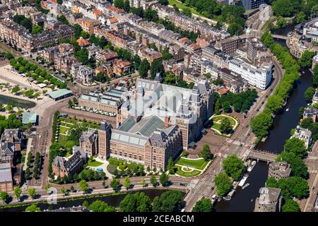 Antenne de l'innerville d'Amsterdam, pays-Bas Banque D'Images