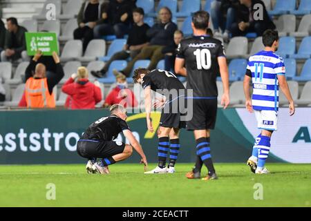 Doetinchem, pays-Bas. 31 août 2020. DOETINCHEM, 31-08-2020, de Vijverberg, football, Keuken Kampioen Divie, saison 2020/2021, FC Den Bosch joueurs déçus après le match de Graafschap - Den Bosch 4-2 crédit: Pro Shots/Alamy Live News Banque D'Images