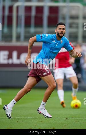 METZ, FRANCE - AOÛT 30 : Dylan Bronn de Metz avant le match entre le FC Metz et AS Monaco le 30 août 2020 à Metz, pays-Bas. *** Légende locale *** Dylan Bronn Banque D'Images