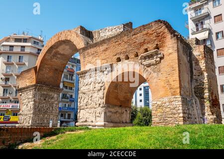 L'Arc de Galère (Kamara) L'un des plus importants monuments de la Grèce. Grèce Banque D'Images