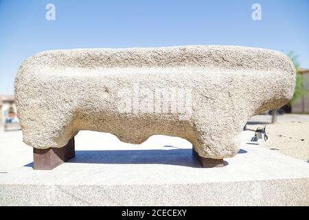 Sanglier en pierre (verraco) de Toro, Castille et Leon, Espagne Banque D'Images