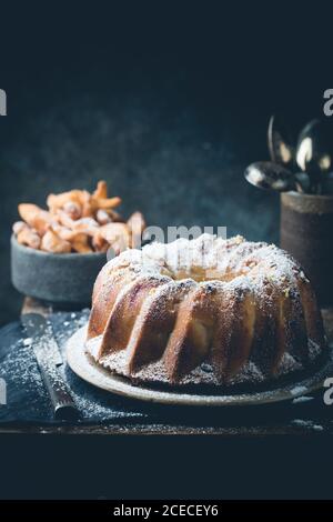 Gâteau bundt Apple Banque D'Images