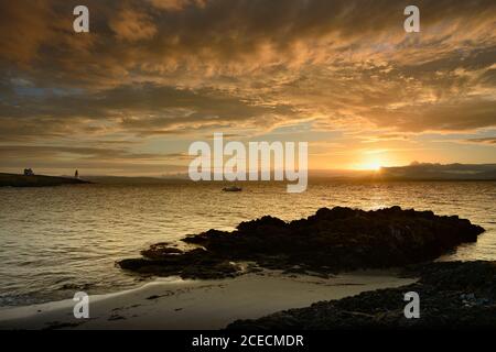 Port Charlotte Loch Indaal Islay Ecosse Royaume-Uni Banque D'Images