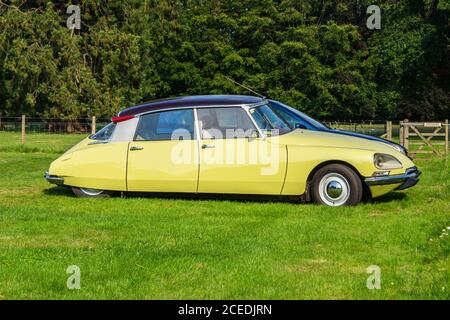 Modèle 1968 Citroën ID, Newby Hall, Yorkshire, Angleterre Banque D'Images