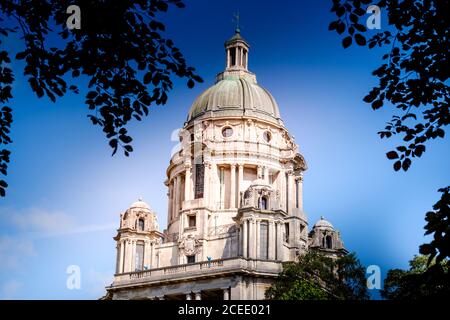 Lancaster, Royaume-Uni 24 août 2020 célèbre site dans le Lancashire Parc Ashton Memorial Williamson Banque D'Images