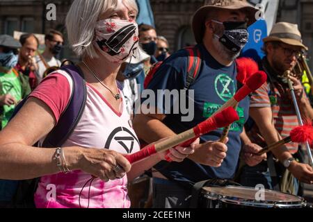 Londres, Royaume-Uni. 1er septembre 2020. XR (rébellion d'extinction ) Marche et manifestation à Westminster crédit: Ian Davidson/Alay Live News Banque D'Images