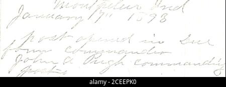 . Journal, Johnson Post n° 368, Department of Indiana, G.a.R., Montpelier, Indiana, 1884-1894. JZiHi/- OCI^4^^ IH/^ su^.f^-?-&gt;-.^i^ 0 / f /y // ^^^-/i^-/S: ^)^^:^^ 1 !. ^7 Banque D'Images