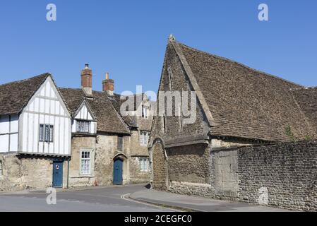 Village de Lacock et paroisse civile dans le comté de Wiltshire, Angleterre, Banque D'Images