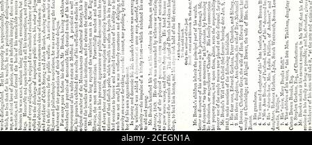 . Données sur la famille Brooks dans le registre généalogique historique de la Nouvelle-Angleterre. -f.i liages i |||||l!=|||-^|° ^^-| cf o §-^ ^ c ^ SF £■- ° •-, ^ —-j: ^ -? S O . - f-^ ^ S o à ■ g ^ 2 -= § s^ i=-s C5 .=   à c  , S1-3 C 1-1 C3 o 2 -3 S -C & gt; js m ■?&gt; ^ 1-5 - ^ - js -^ t- ^ ^ o ^ o ^ o C   ^ WS - S^co -to 3 •-.3 H ^ B rt ■ e Ji^o • ^§ i ^ - •S -30- pa m fc: ■ 6TI «*- (M ,0 00 - ° t^WP5S ^ -= = 2 c . t&gt; 5-°.-SO .■ ^ CO -^ O ,-4 ^ ^ ^ 0 f tc-ri a ^ 0 cm .s 3 - 0 r; O-l Ji, .. ^ &lt;&lt; i^ 0 c 0 ■■ ^ — S &lt;^ o ^ en ^ c s p SF 3 0 ^ ts coF4 t-1 i» J O uj cm -* ^ C O ■ c -^ i; t— t3 &lt;f i: CM Banque D'Images