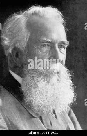 Ernst Haeckel. Portrait de l'artiste et scientifique allemand, Ernst Heinrich Philipp August Haeckel (1834-1919) Banque D'Images