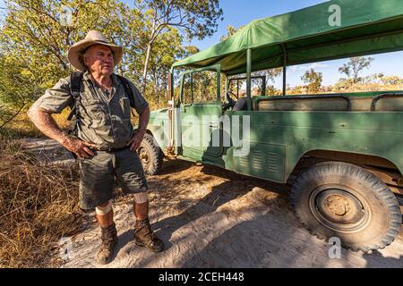 Visite guidée par SAB Lord dans l'Outback australien Banque D'Images