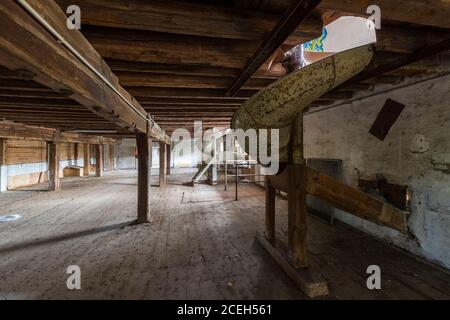 Italie Veneto Silea - archéologie industrielle - Chiari & Forti - moulin à huile d'Exformer Banque D'Images