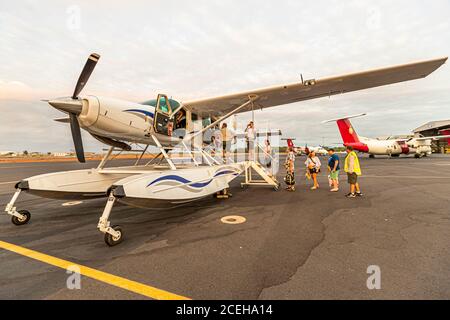 Outback Float plane Adventures à l'extrémité supérieure de l'Australie Banque D'Images