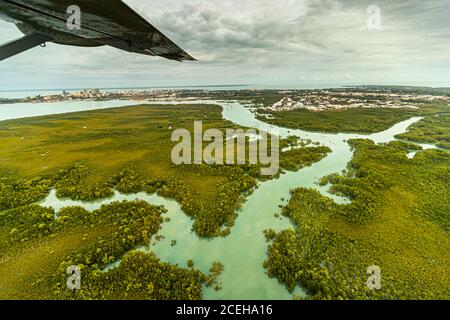 Outback Float plane Adventures à l'extrémité supérieure de l'Australie Banque D'Images