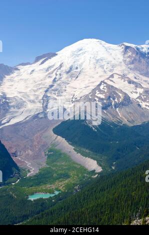 Parc national du Mont Rainier, Washington, États-Unis Banque D'Images