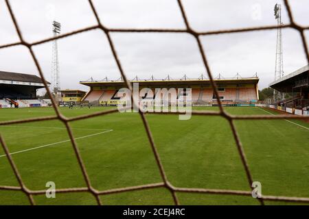 Vue générale de l'Abbey Stadium, domicile de Cambridge United - Cambridge United v Ipswich Town, pré-saison amicale, Abbey Stadium, Cambridge, Royaume-Uni - 29 août 2020 usage éditorial seulement Banque D'Images