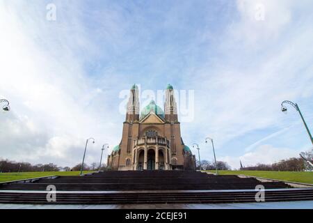 Basilique du Sacré-cœur bruxelles, Belgique Banque D'Images