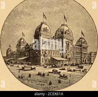 . Comment connaître la ville de New York : un guide fiable et pratique, ayant son point de départ à l'hôtel Grand Union, juste en face du dépôt Grand Central. Tion de bois nord-américains et de pierres de construction, les collections James-Hall en paléontologie et géologie, la collection.gay de coquillages, La collection Bailey de nids d'oiseaux et d'oeufs, mammalia monté, robes et armes indiennes, Pacific-Islandersimplements et armes, 10,000 oiseaux montés, la col-section Major-Jones des antiquités indiennes et de monticules de Géorgie, le 66 Comment connaître New York. Antiquités Porto-Rico, a Banque D'Images