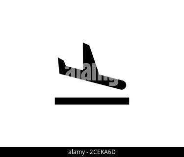 Icône de renvoi. Terrain de vol. Vecteur sur fond blanc isolé. SPE 10 Illustration de Vecteur