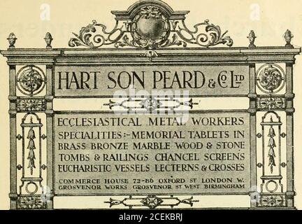 . Les familles de comté du Royaume-Uni; Ou, Royal Manual of the tited and untited aristocratie of England, Wales, Scotland, and Ireland ... ndon, W. face Inside hack corer MATCHES- Bryant & May, Ltd., Fairfield Works, Bow, London, E Inside laccover MEMORIALS- Hart, son, Peard & Co., Ltd., Commerce House,New Oxford Street, London, W.C C Wm. Morris &Co., Ltd., Ruskin House, RochesterRow, Westminster, S.W couverture intérieure MÉTAL WORK-Hart, son, Peard & Co., Ltd., Commerce House, New Oxford Street, Londres, AV.C NEUROPATHIES (TRAITEMENT HINDOU)- S. M. Mitra, 39 Westby Road, Boscotnbc,Bou Banque D'Images